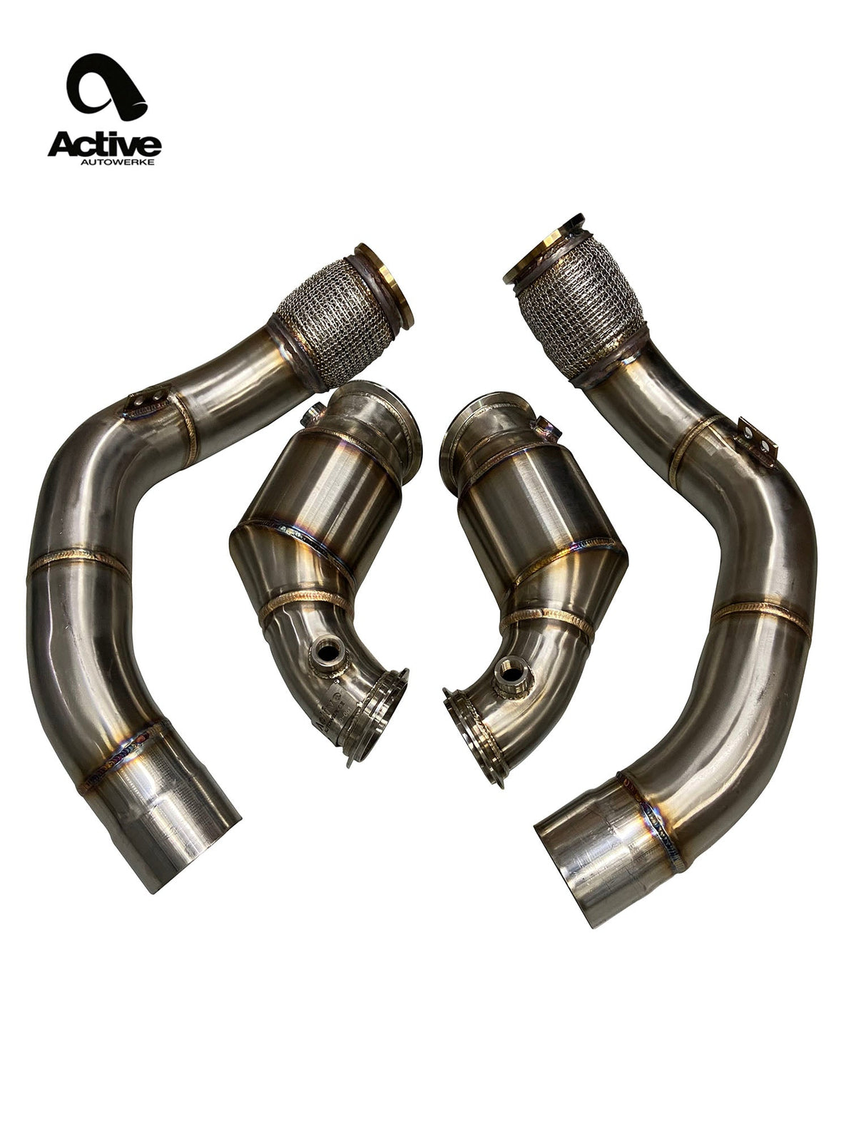 Active Autowerke Catted Downpipe for BMW M5 / M8 (F90) / X5M / X6M (view 5)