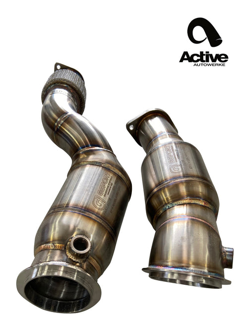Active Autowerke GESI Catted Downpipe for BMW M3 (G80) / M4 (G82) (S58) (view 2)