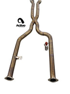 Active Autowerke Signature Mid-Pipe w/ X-Pipe for BMW M3 / M4 (G80/G82, S58)