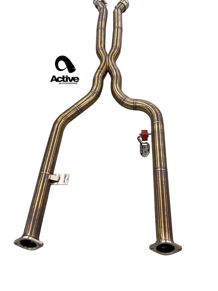 Active Autowerke Signature Mid-Pipe w/ X-Pipe for BMW M3 / M4 (G80/G82, S58)