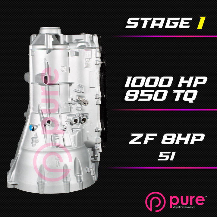 Pure Drivetrain ZF 8HP51 Stage 1 Transmission Rebuild for Toyota Supra (A90/A91)