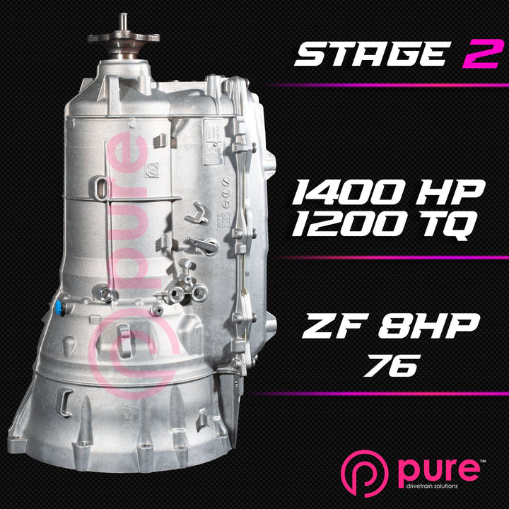 Pure Drivetrain ZF 8HP76 Stage 2 Transmission Rebuild for BMW M3 / M4 (G80/G82)