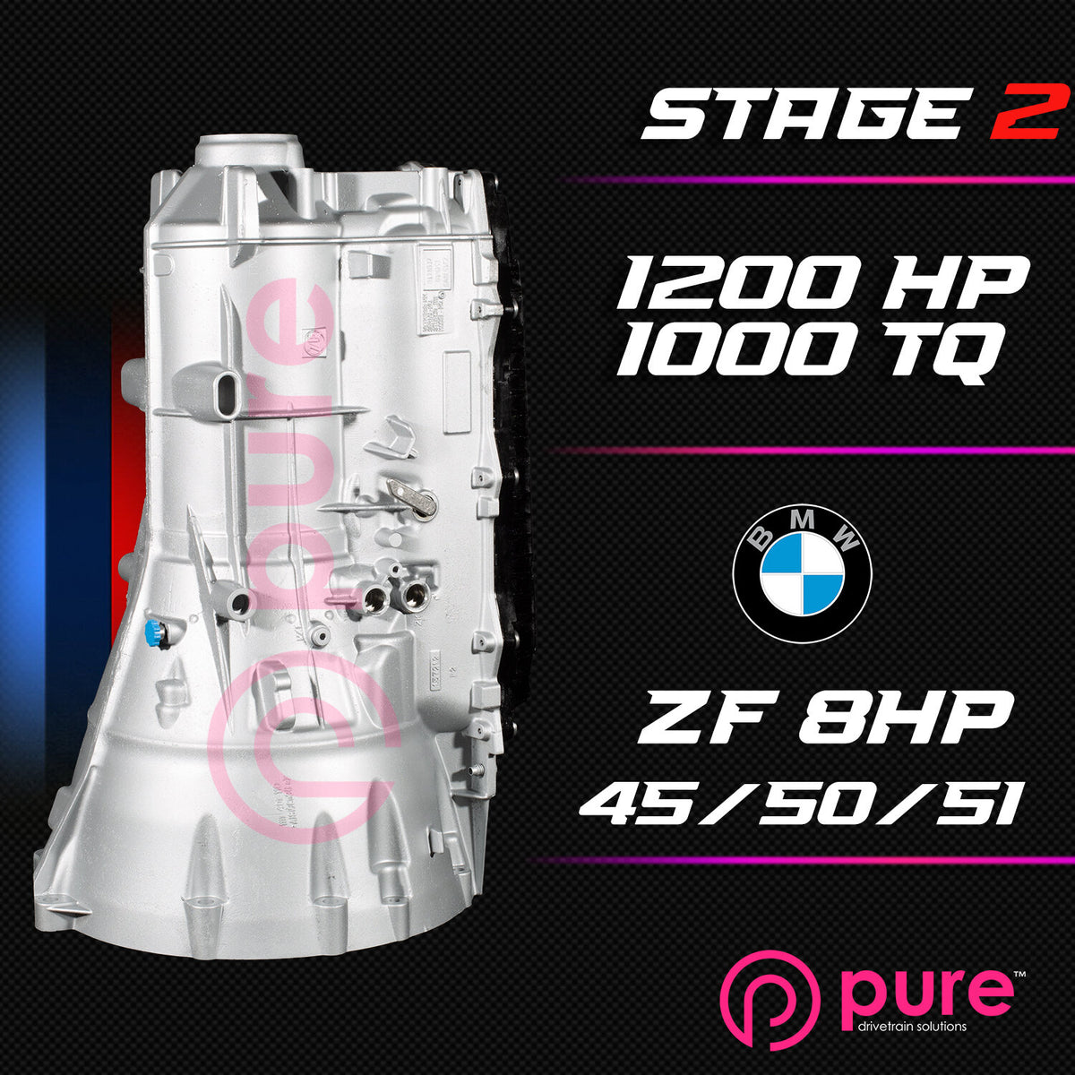 Pure Drivetrain ZF 8HP50/45 Stage 2 Transmission Rebuild