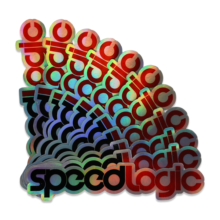 Speed Logic holographic sticker