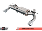AWE Tuning Touring Axle-Back Exhaust for BMW 335i/435i (F3X), Chrome Silver 102mm (view 5)