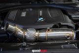 SPEED LOGIC BMW N20 Engine 4" Stainless Steel Race Catless Downpipe (2012–2017 BMW 228i, 228xi, 320i, 328i, 428i, 428xi) F22/F30/F31/F32/F33/F36