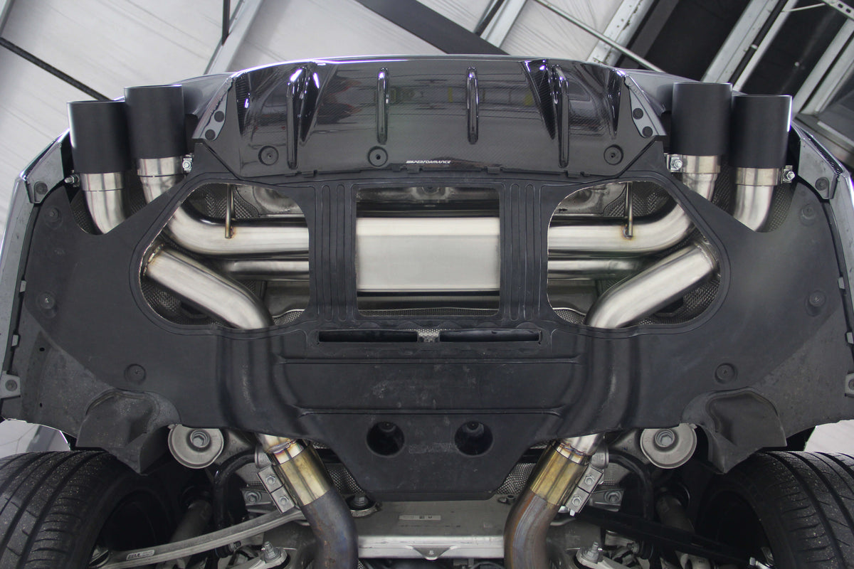 Dinan free-flow axle-back exhaust for BMW M5 (F90) (view 2)