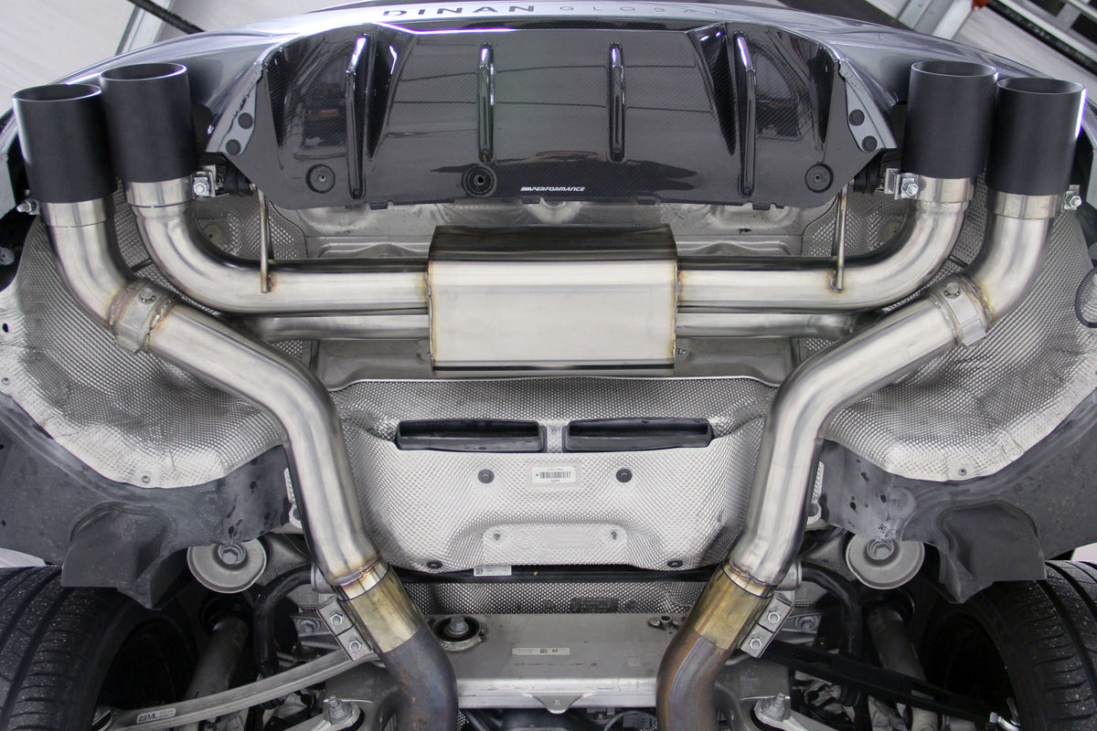 Dinan free-flow axle-back exhaust for BMW M5 (F90) (view 12)
