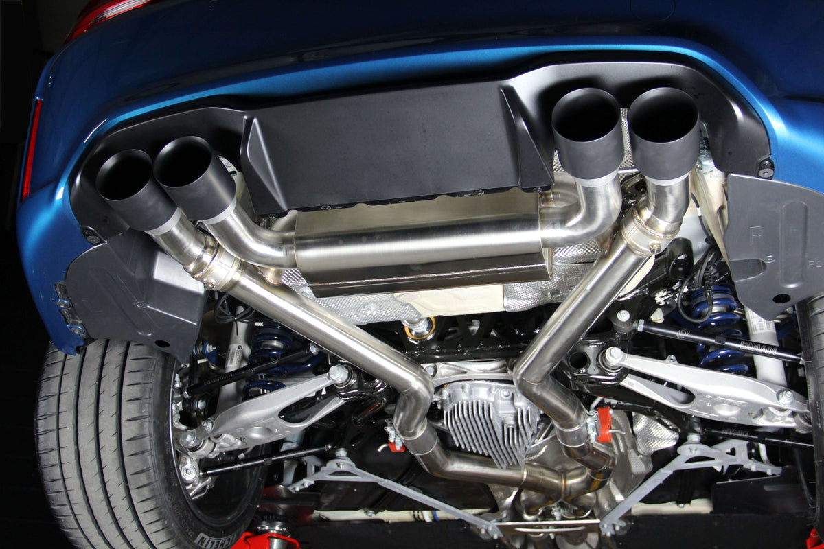 Dinan free-flow axle-back exhaust & X-pipe for BMW M2 Competition (view 12)