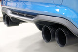 DINAN FREE FLOW AXLE-BACK EXHAUST & X-PIPE - 2019-2020 BMW M2C - Black Tips