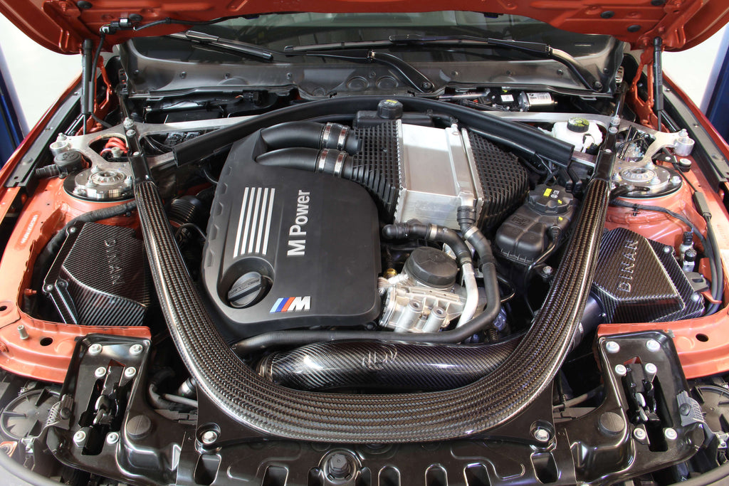 Dinan carbon fiber cold air intake for BMW M2, M3 & M4 (S55) (view 5)