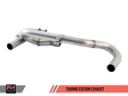 AWE Tuning Touring Axle-Back Exhaust for BMW 340i (F3X), Chrome Silver 102mm (view 6)