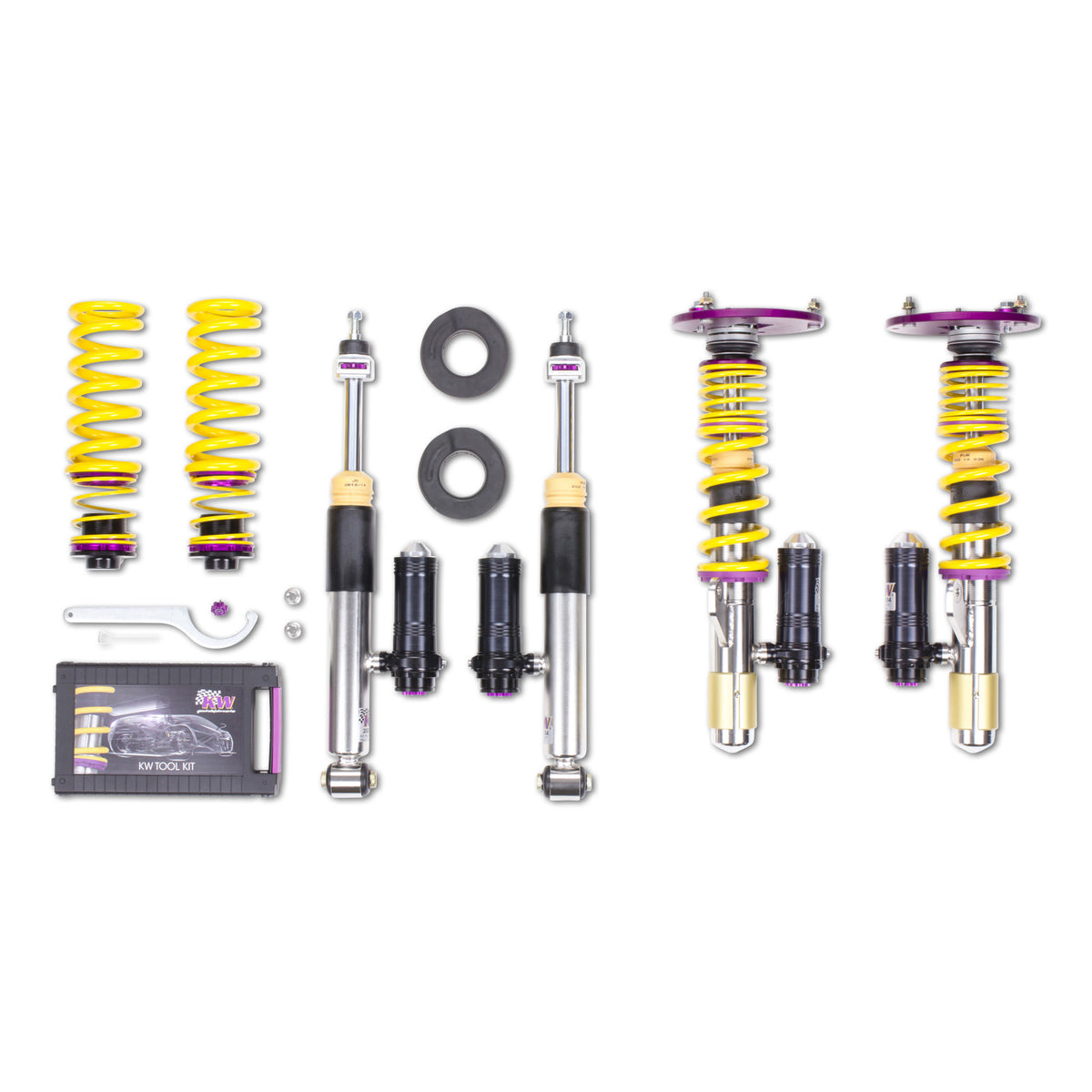 KW Clubsport 2-Way Coilovers for BMW 3/4 Series EDC (F30/F32)
