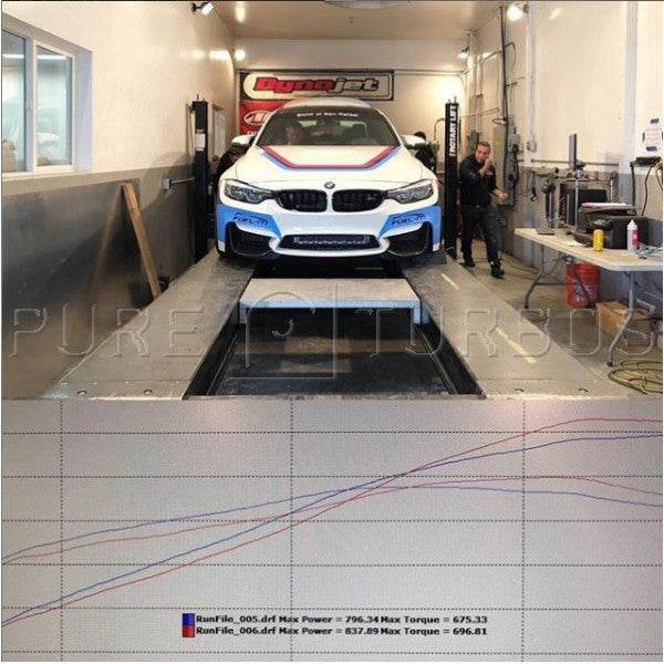Pure Turbos Stage 2+ upgrade turbos for BMW M2, M3 & M4 (S55) (view 3)