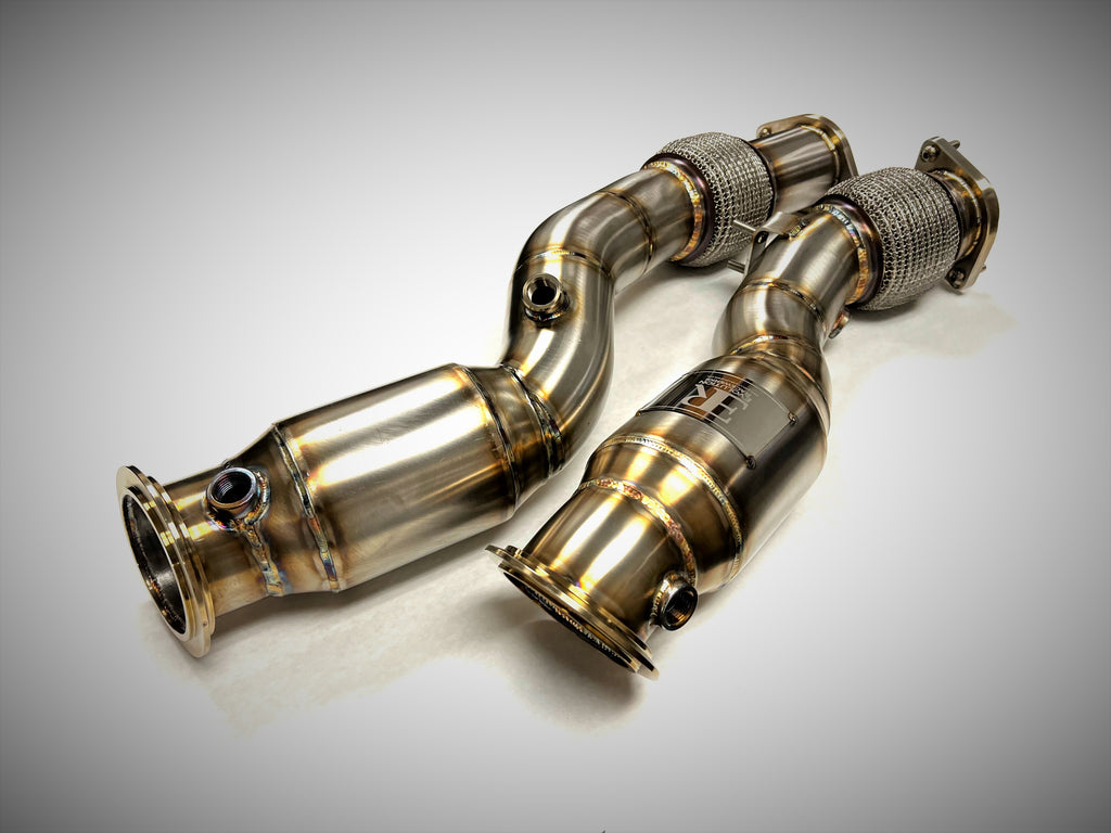 Evolution Racewerks Sports Catted Downpipes for BMW X3M / X4M (F97 / F98, S58)