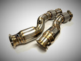 Evolution Racewerks Sports Series High Flow Catted Downpipes X3M/X4M S58 Engine