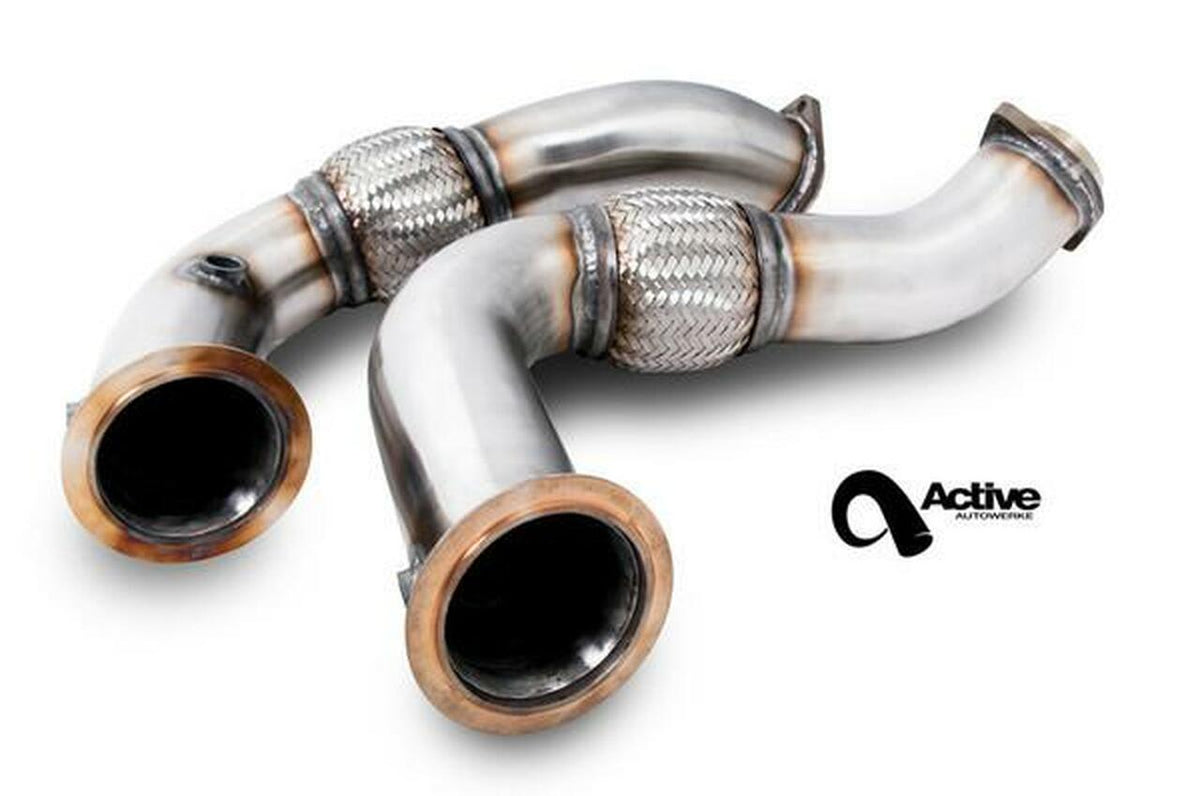 Active Autowerke Catless Downpipe for BMW X5M / X6M (S63, E70/E71)