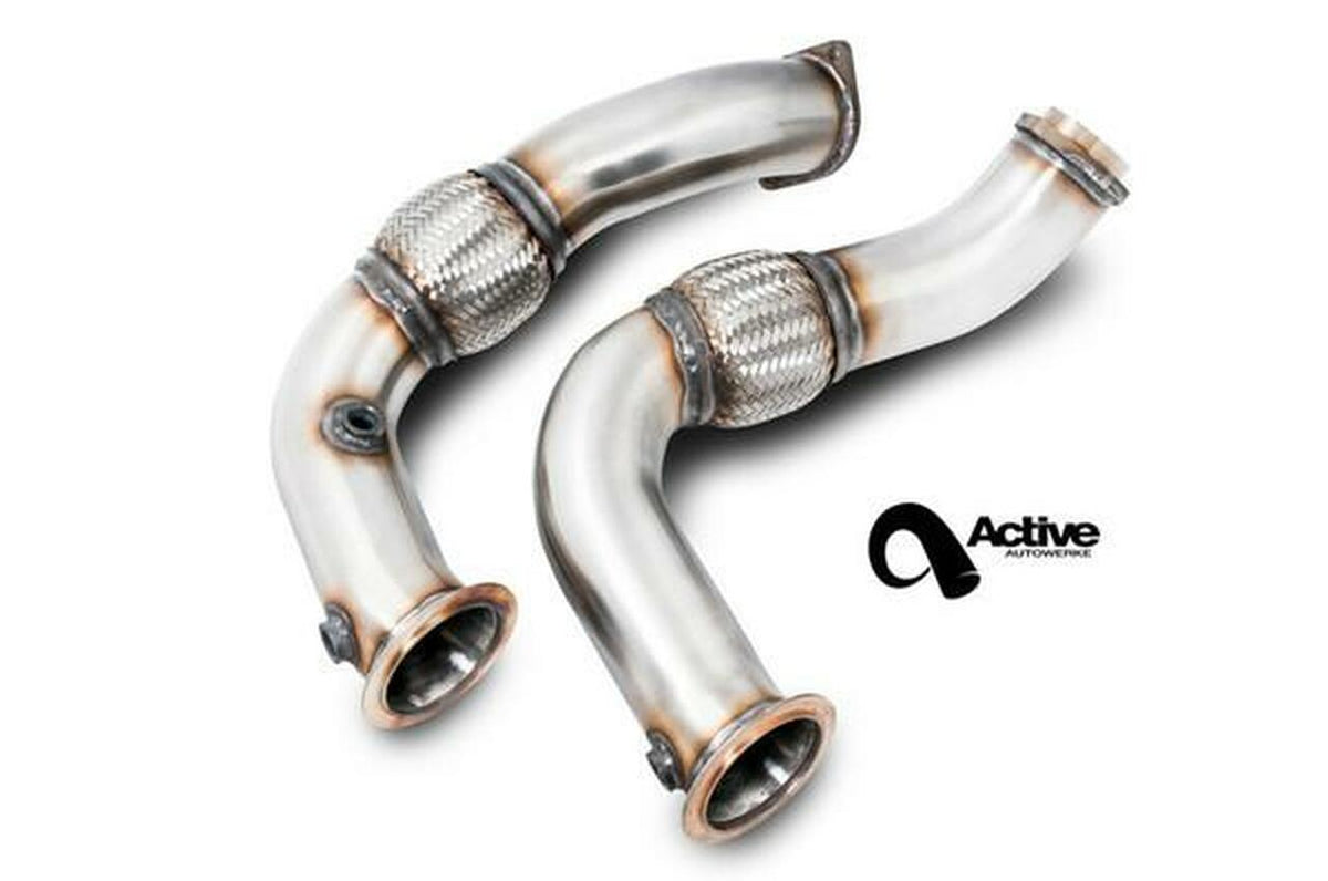 Active Autowerke Catless Downpipe for BMW X5M / X6M (S63, E70/E71) (view 3)